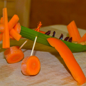 Flying Veggies -Making Food Fun