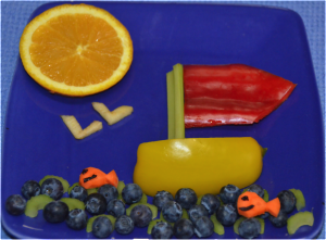 Let's Go Sailing with Food Art!