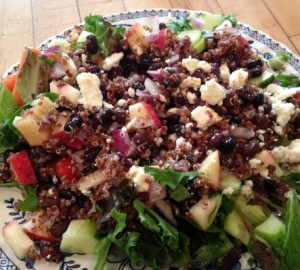 Easy & Yummy Chopped Quinoa Salad