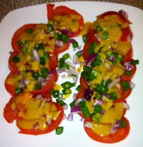 Beefsteak Tomato Appetizer