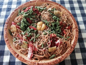 Turkey Bolognese Pasta & Veggies