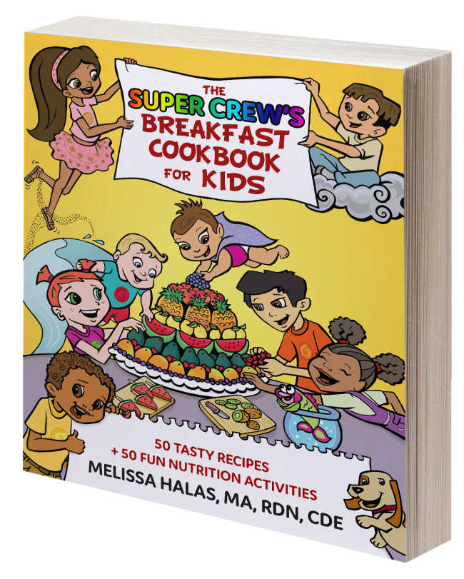 book cover for The Super Crew's Breakfast Cookbook for Kids