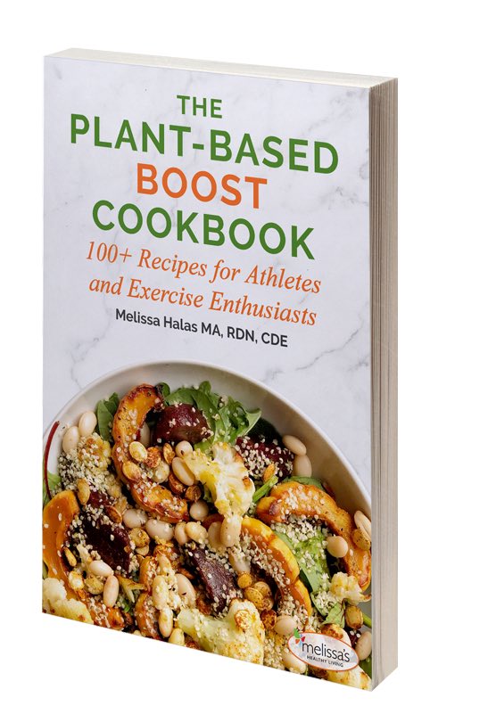 Book cover of The Plant-Based Cookbook, 100+ Recipes for Athletes and Exercise Enthusiasts