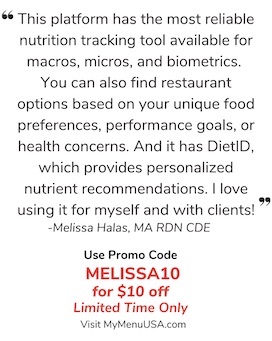 Melissas Healthy Living Coupon for myMenu